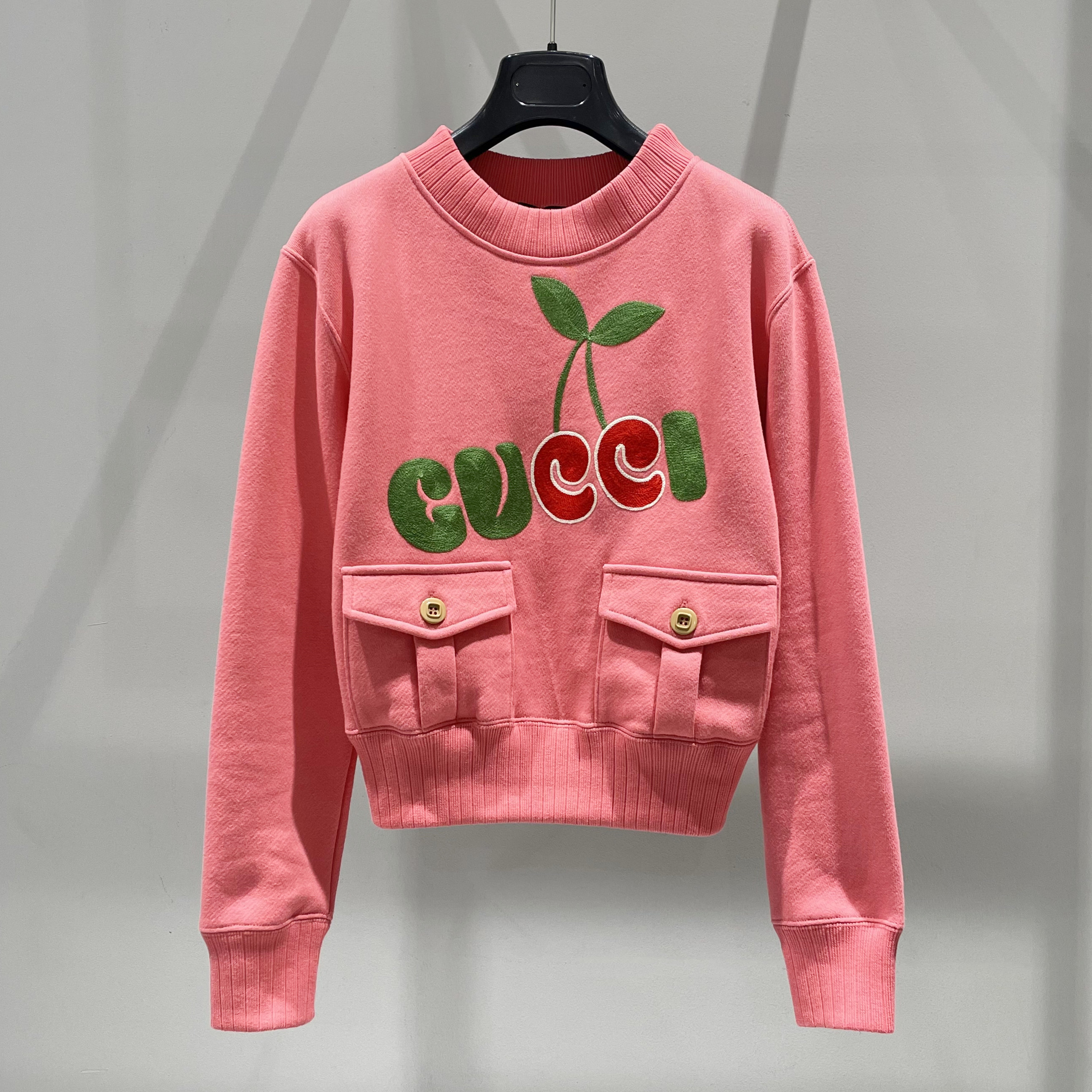 Vgcub Gucci 图片参考粉色樱桃印花卫衣644664 Xjdbx 5175